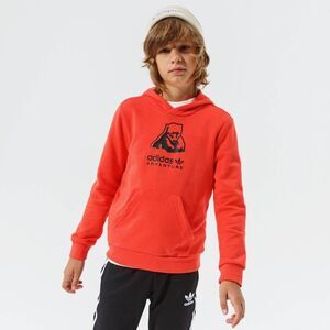 Adidas Adventure Hoodie Youth Large Orange, Bear Graphic Pullover Sweatshirt